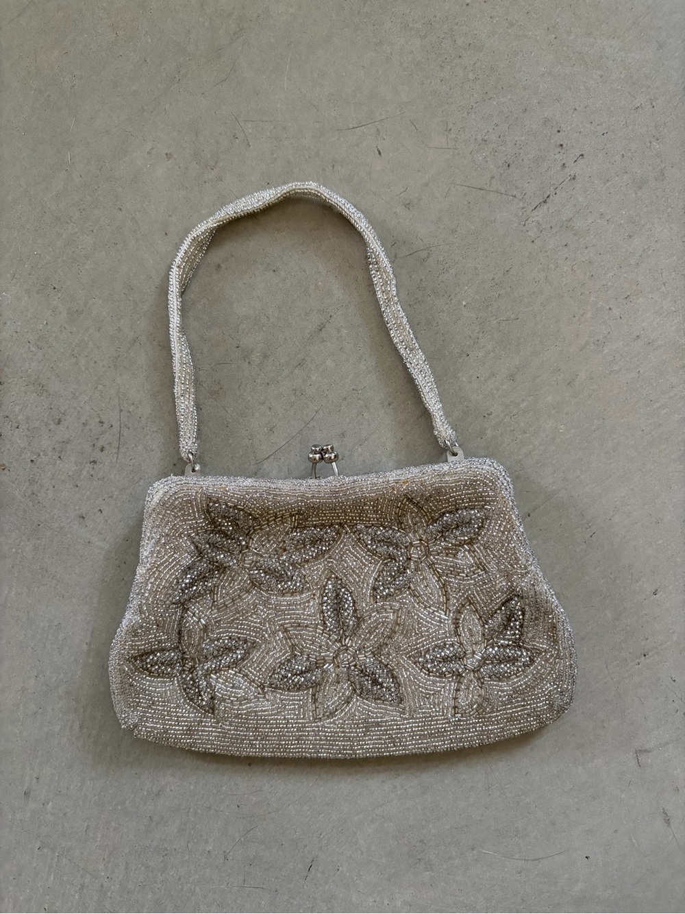 Vintage beaded clutch